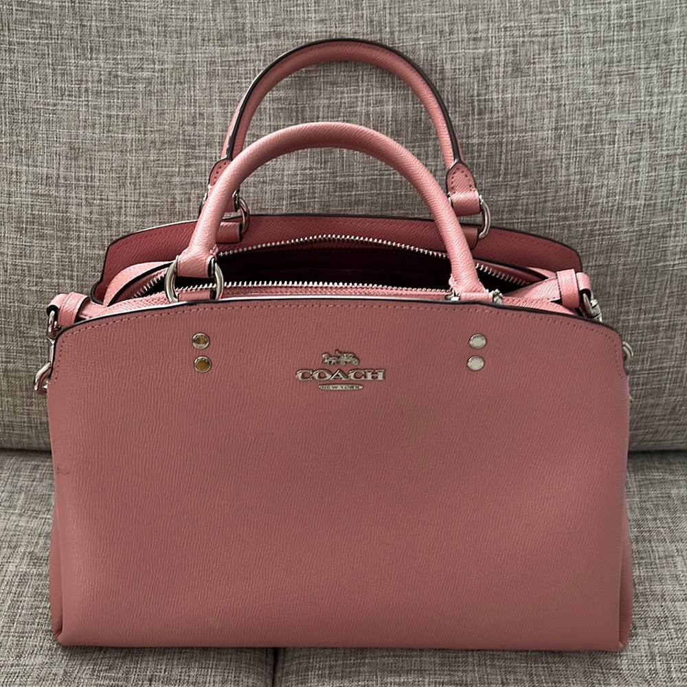 Coach Lillie Carryall Satchel - Blush/Pink